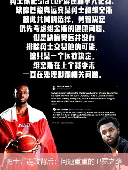 勇士五连败背后：问题重重的卫冕之路