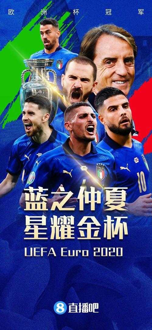 欧洲杯意大利夺冠海报高清-2021欧洲杯意大利队海报