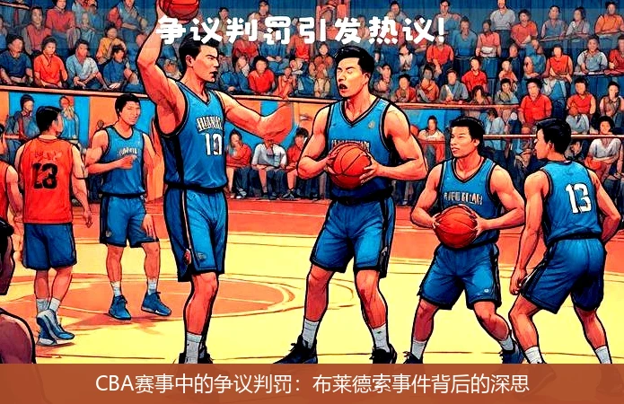 CBA赛事中的争议判罚:布莱德索事件背后的深思